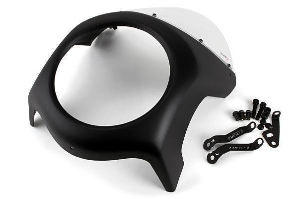 在庫あり Puig 9160W レトロフェアリング BMW R nine T (14-18) [マットブラック/クリア] プーチ Puig R フェアリング Semi-Fairing Retro のパーツレビュー