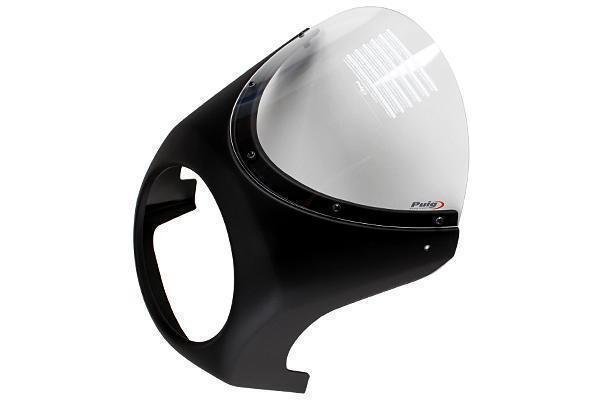 在庫あり Puig 9160W レトロフェアリング BMW R nine T (14-18) [マットブラック/クリア] プーチ Puig R フェアリング Semi-Fairing Retro のパーツレビュー