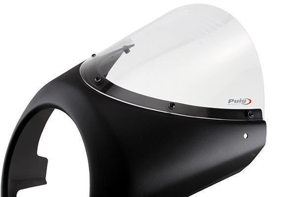 在庫あり Puig 9160W レトロフェアリング BMW R nine T (14-18) [マットブラック/クリア] プーチ Puig R フェアリング Semi-Fairing Retro のパーツレビュー