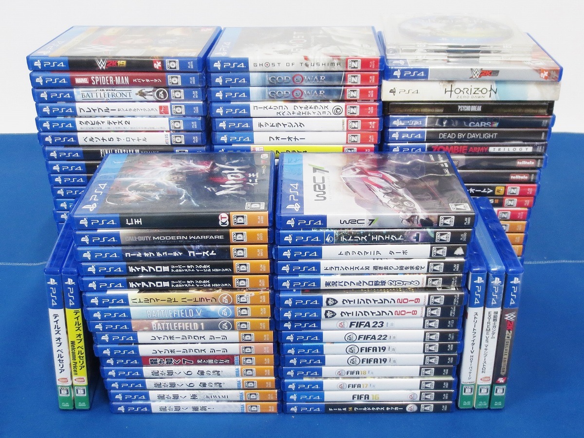 1円～☆PS4 ジャンクソフト まとめ売り 100本セット ※ジャンク・現状