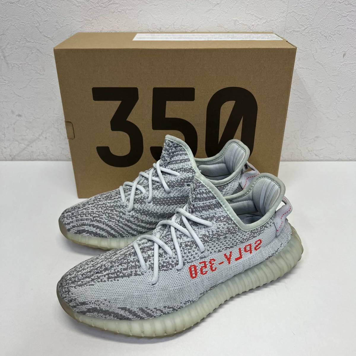 Adidas Yeezy Boost 350 V2 Blue Tint B37571 アディダス イージーブースト 350 V2 ブルー ティント size US 8 スニーカー