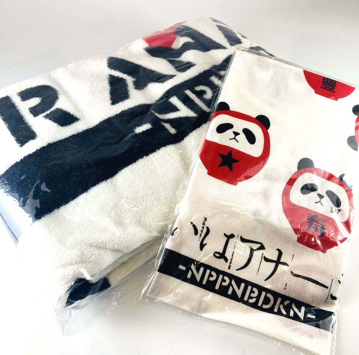 【77】1円～ 未使用 BUCK-TICK バクチク おまとめ グッズ パンダ ハンドタオル あつし 櫻井敦司 今井寿 ライブ NPPNBDKN