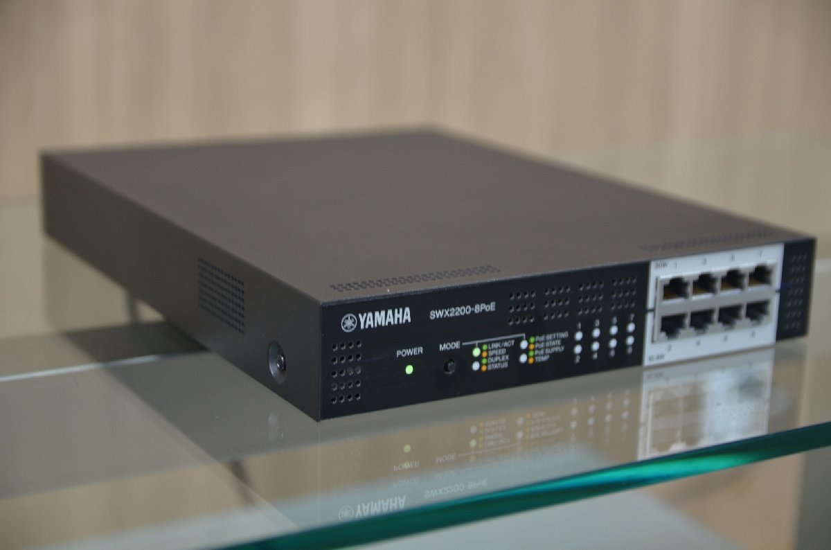 YAMAHA ヤマハ SWX2200-8PoE スマートL2スイッチ 中古品 （829 