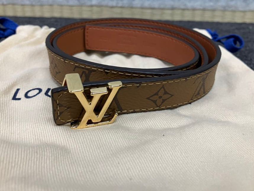 ◯【売り切り】LOUIS VUITTON ルイビィトン モノグラムレザーベルト