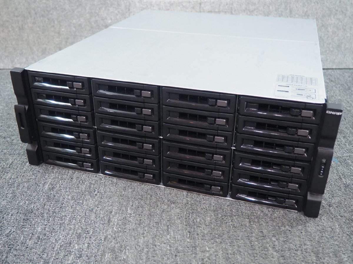  928 QNAP 24ベイ高性能ユニファイドストレージ TS-EC2480U-RP 6TB&times;24個 ラック型 24bay(NAS)｜売買されたオークション情報、yahooの商品情報をアーカイブ公開 - オークファン NAS