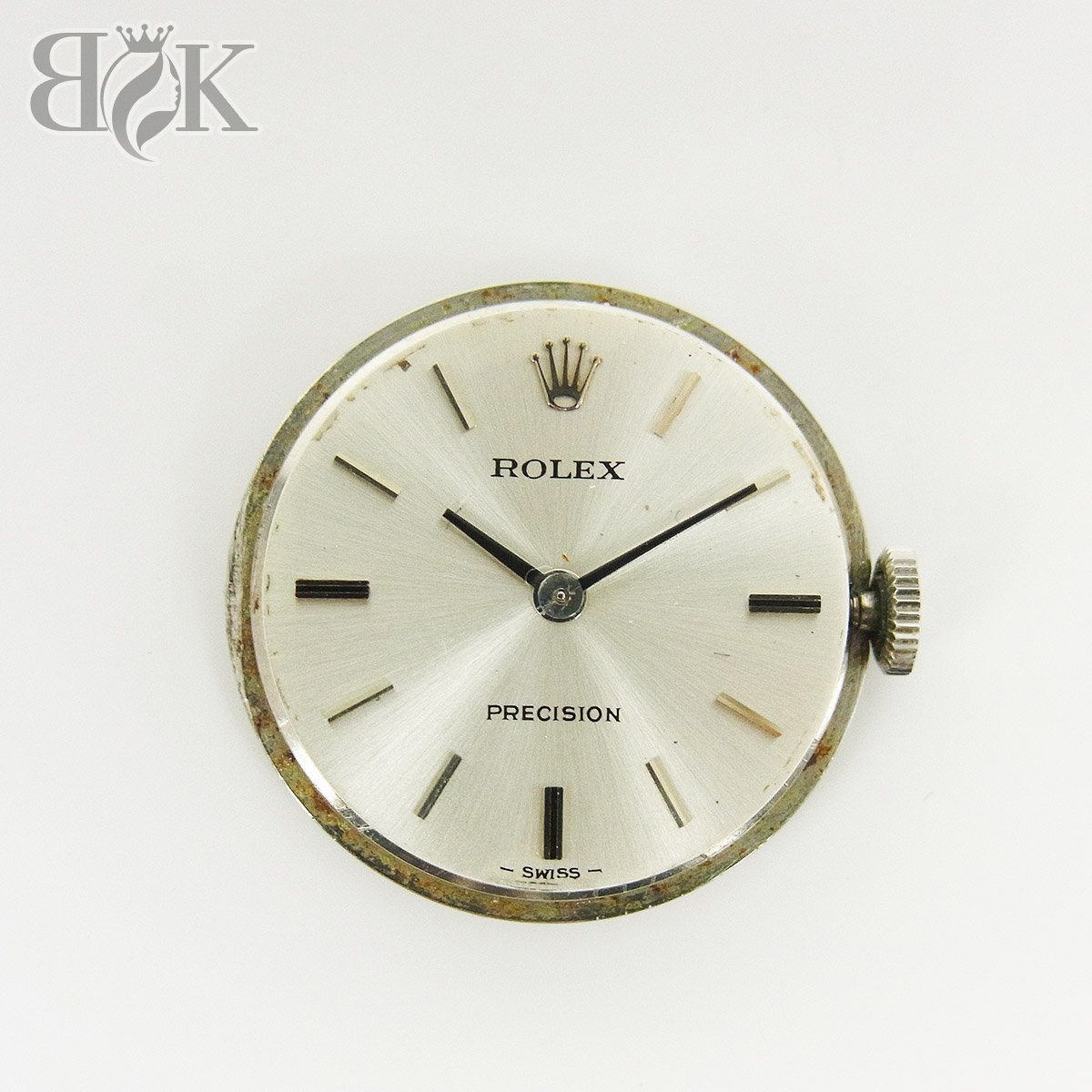 1円～ ロレックス プレシジョン cal.1400 レディース 腕時計 ムーブメントと裏蓋(2649)のみ 手巻き 稼働品 中古品 ♪