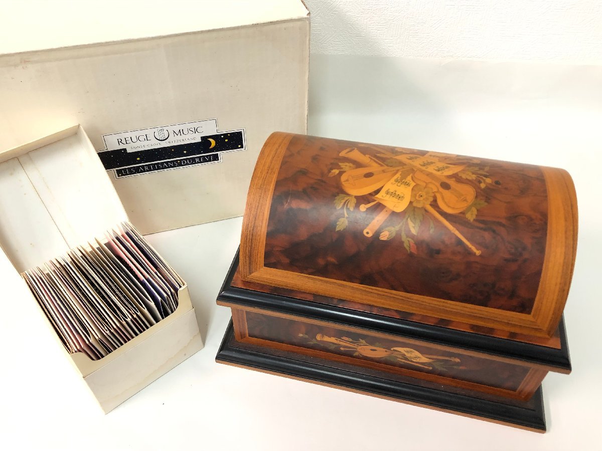 希少　リュージュ REUGE MUSICオルゴール 30弁 替えディスク6枚 希少 リュージュ REUGE MUSICオルゴール 30弁 替えディスク6枚 REUGE