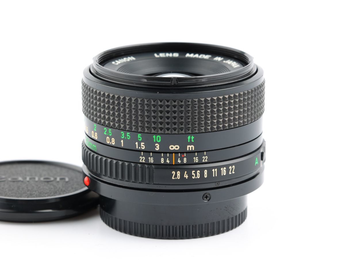 03418cmrk Canon New FD 35mm F2.8 単焦点 広角レンズ FDマウント FD