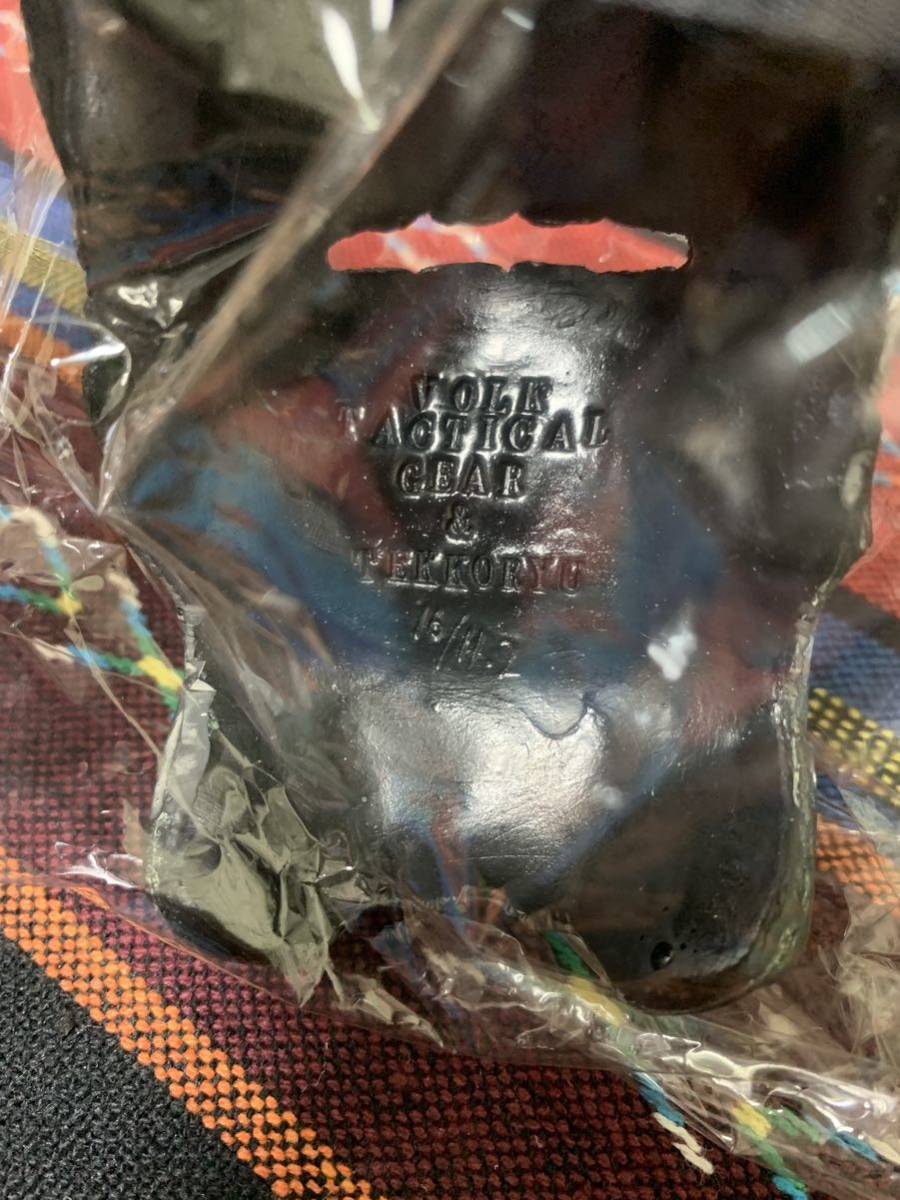 未使用 VOLK TACTICAL GEAR フェイスガード Black ogre silver VTG 鉄