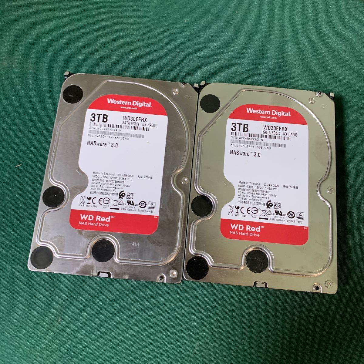 WD 3.5インチHDD 3TB 2台セット WD 3.5インチHDD 3TB 2台セット 2026年