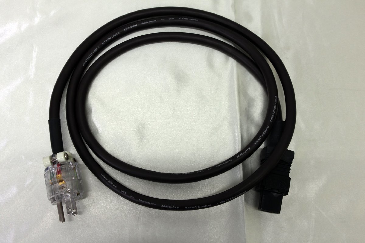 □中古品□audio-technica 電源ケーブル POWER CABLE AT-PC2002 2.0m