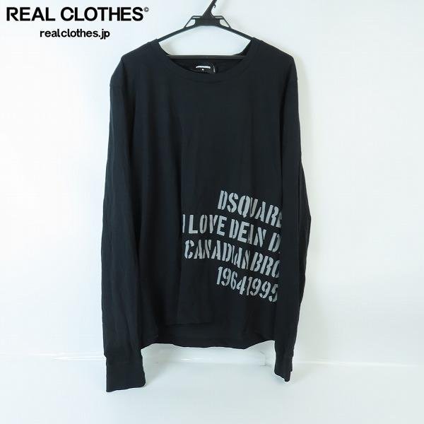 ☆DSQUARED2/ディースクエアード サイドプリント 長袖Tシャツ S71GD1124/M /LPL