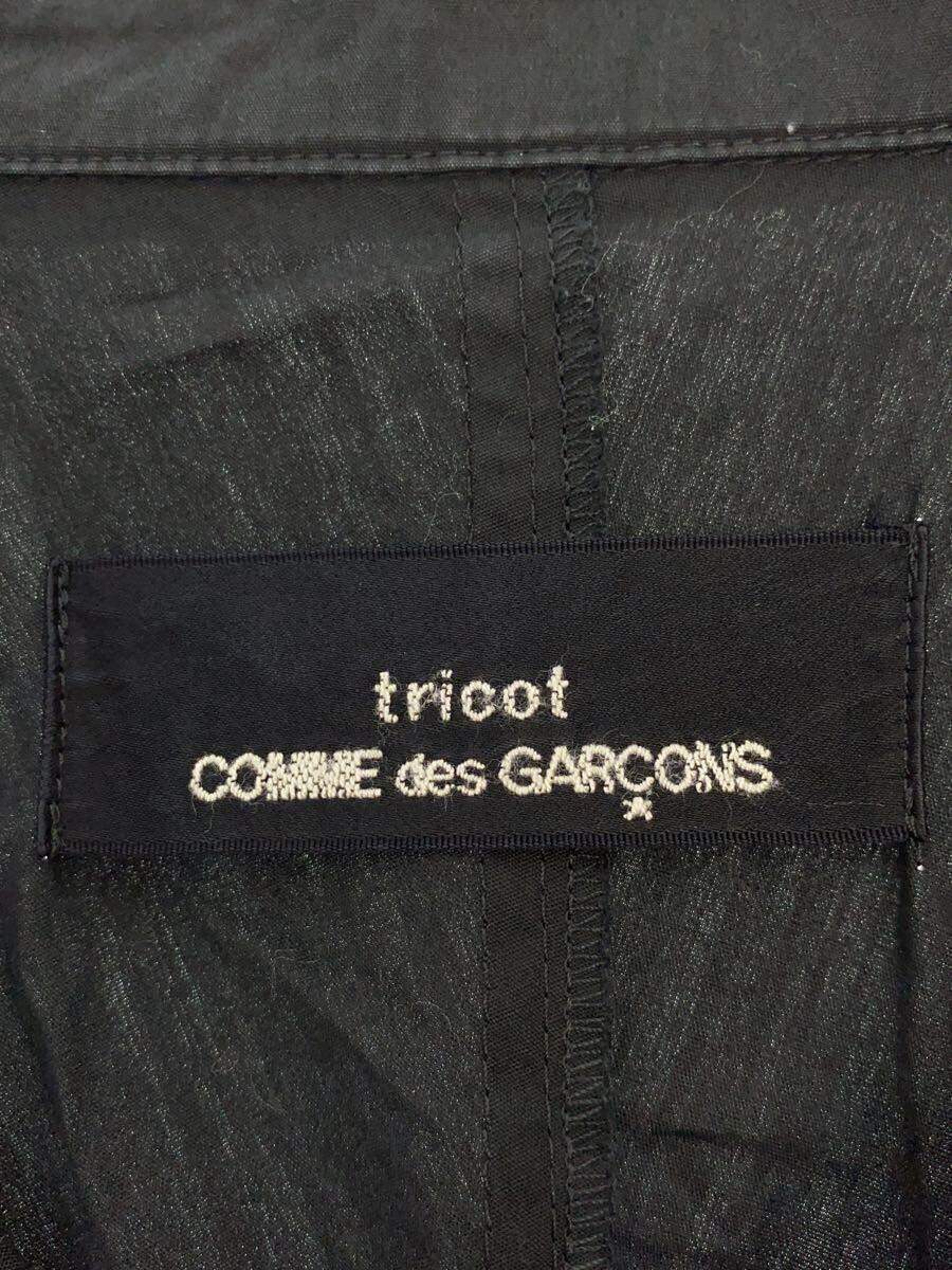 tricot COMME des GARCONS◇長袖シャツ/-/コットン/BLK/TB-110020