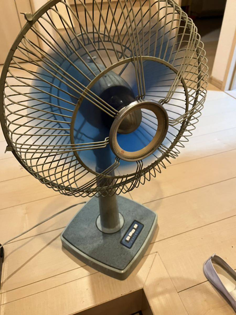 昭和レトロ 扇風機 お座敷扇 NATIONAL ナショナル 30SC 3枚羽根 30cm