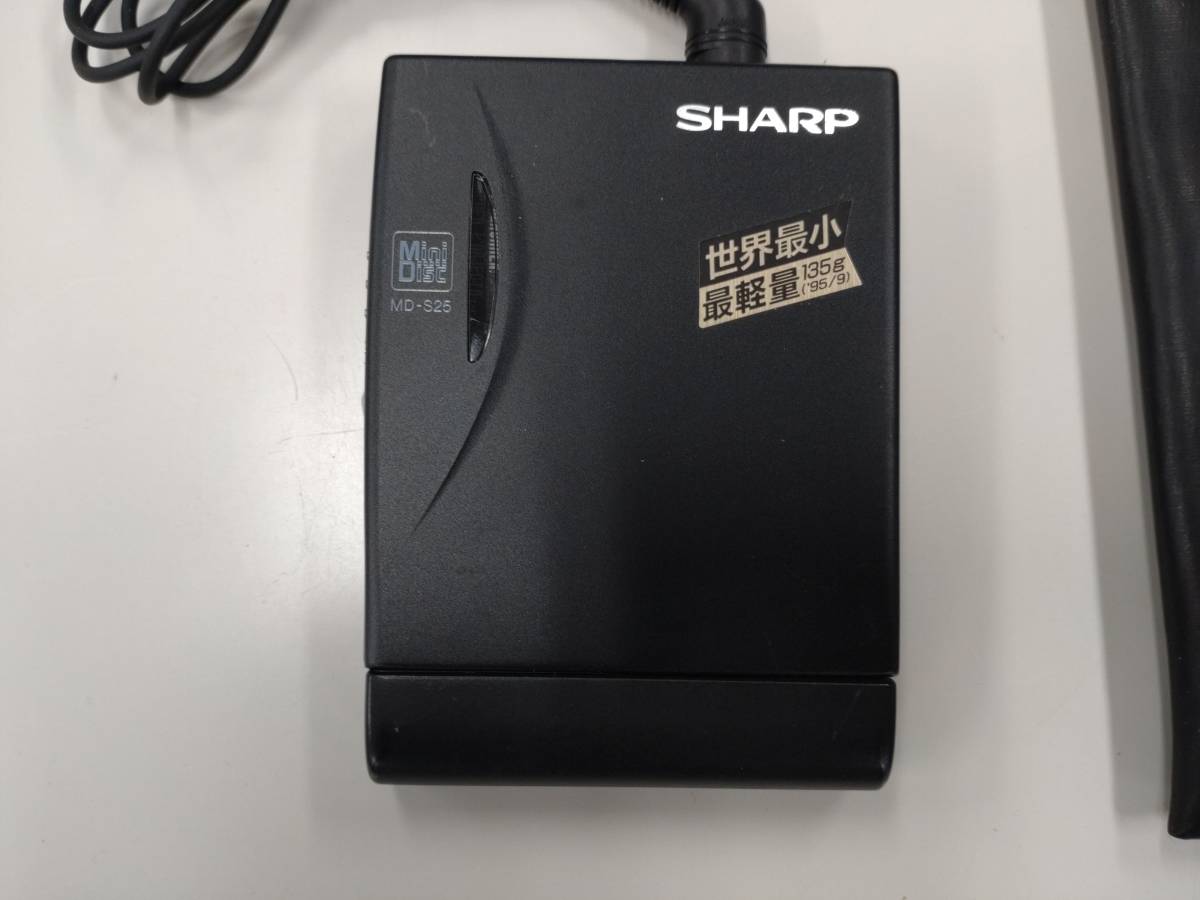 □□売り切りSHARP⁄シャープ ポータブルMDプレーヤー MD-S25