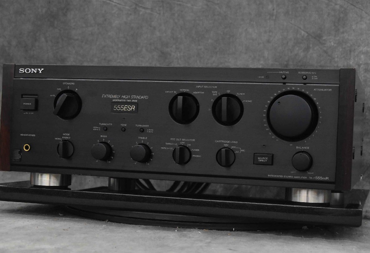 F☆SONY ソニー プリメインアンプ TA-F555ESR ☆難あり品☆