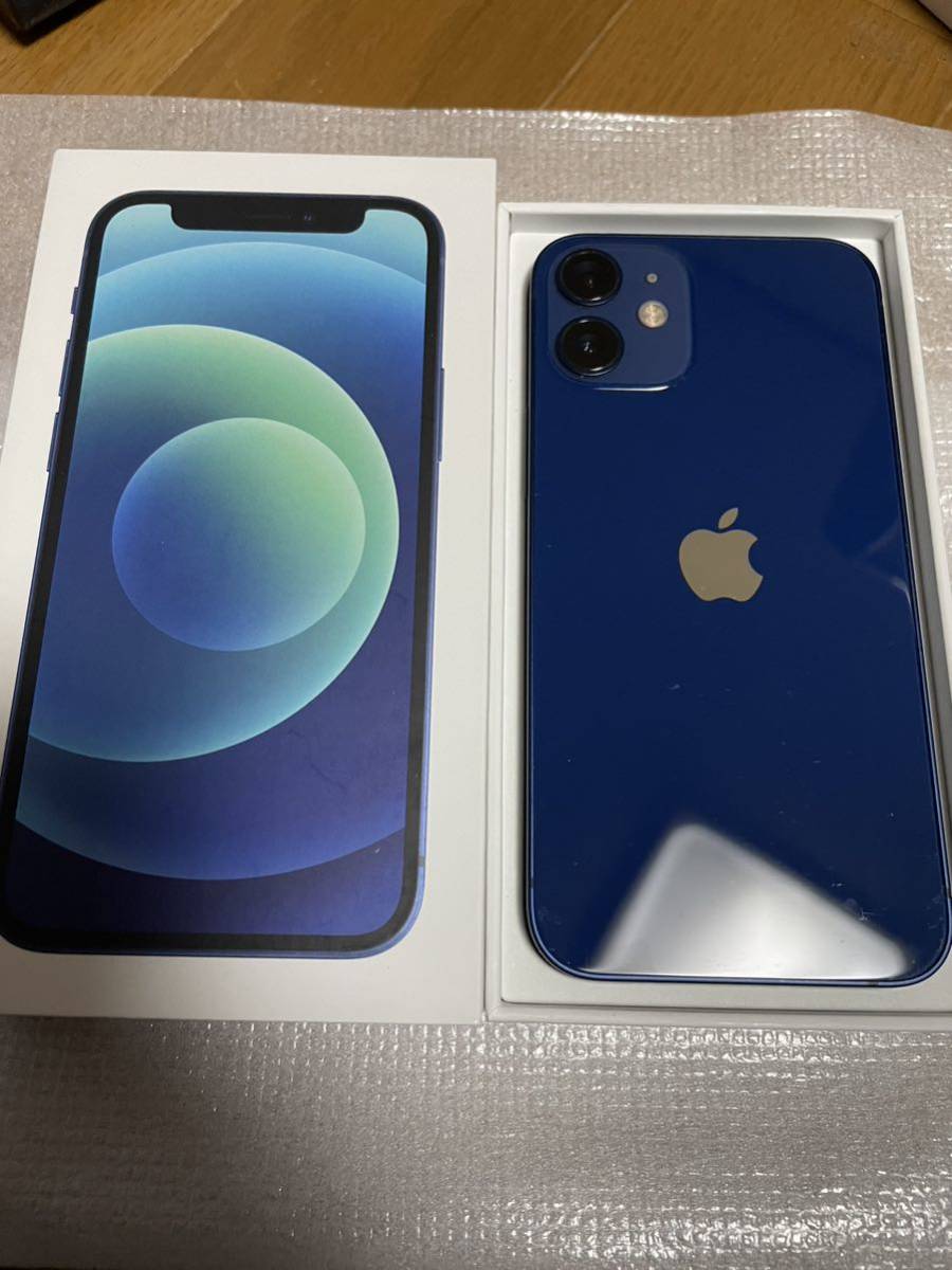 0 mini iPhone ブルー 128GB SIMフリー 64GB 初期化済 SIM 訳あり