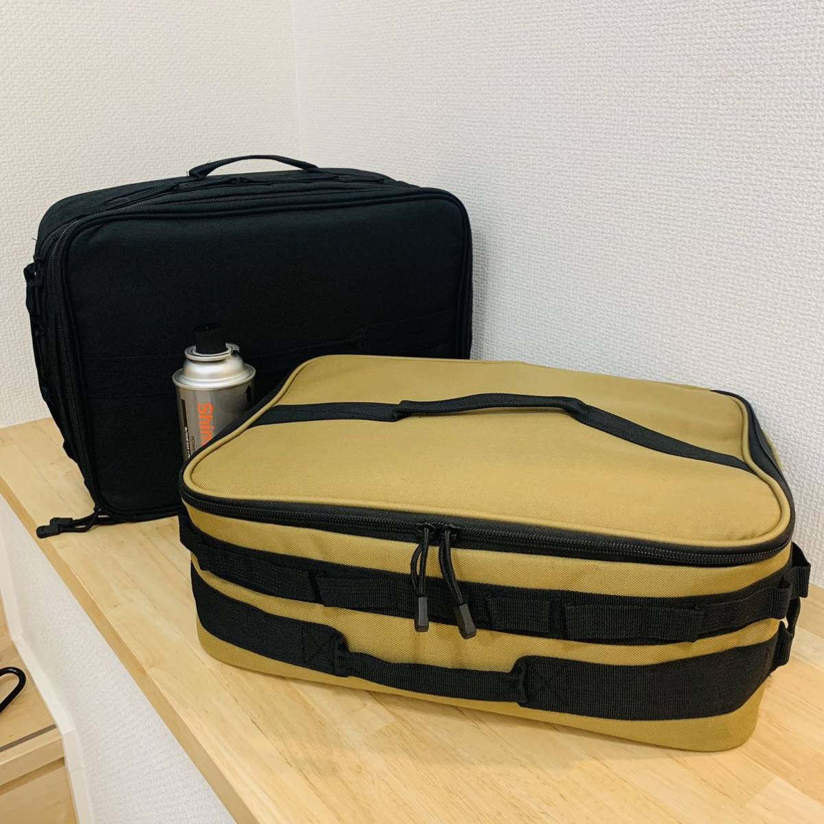 アウトドア 高品質 多機能収納バック2点セット 15L 防水パック キャンティーン サバゲー サバイバルゲーム キャンプ 野外登山40×30×15cm