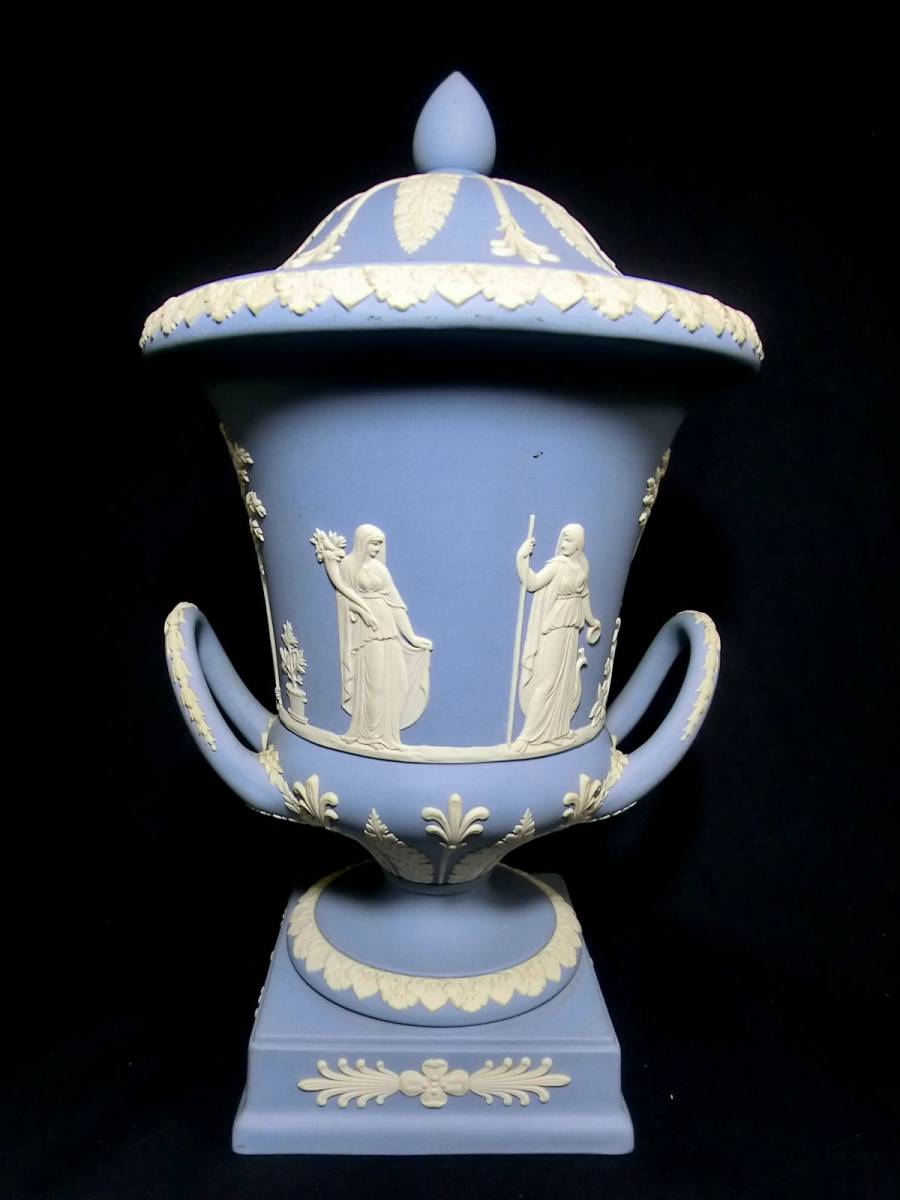 1000円スタート 置物 WEDGWOOD ウェッジウッド ジャスパー ペール