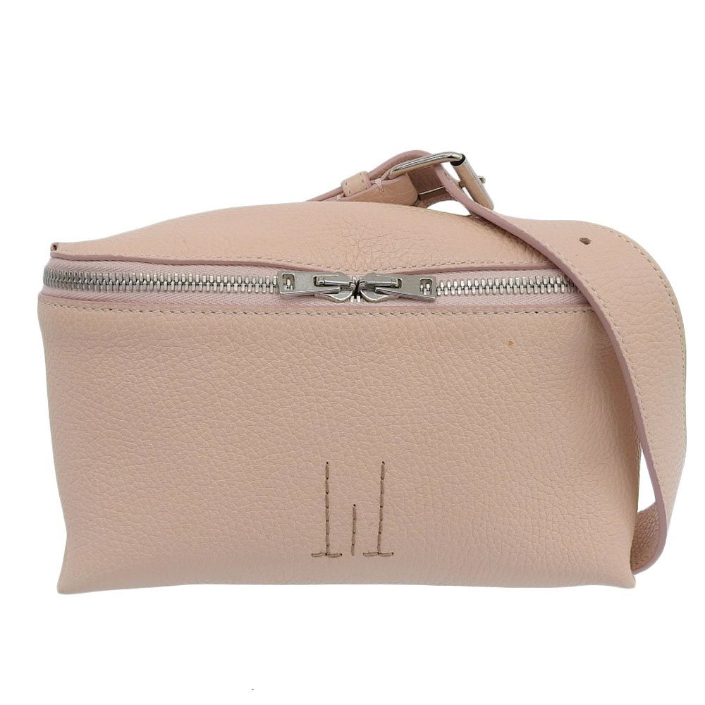 ■ 1円 ~ 正規 中古品 ■ GOLDEN GOOSE ゴールデングース ■ ウエスト バッグ ■ デラックス ブランド レザー ピンク ボディバッグ