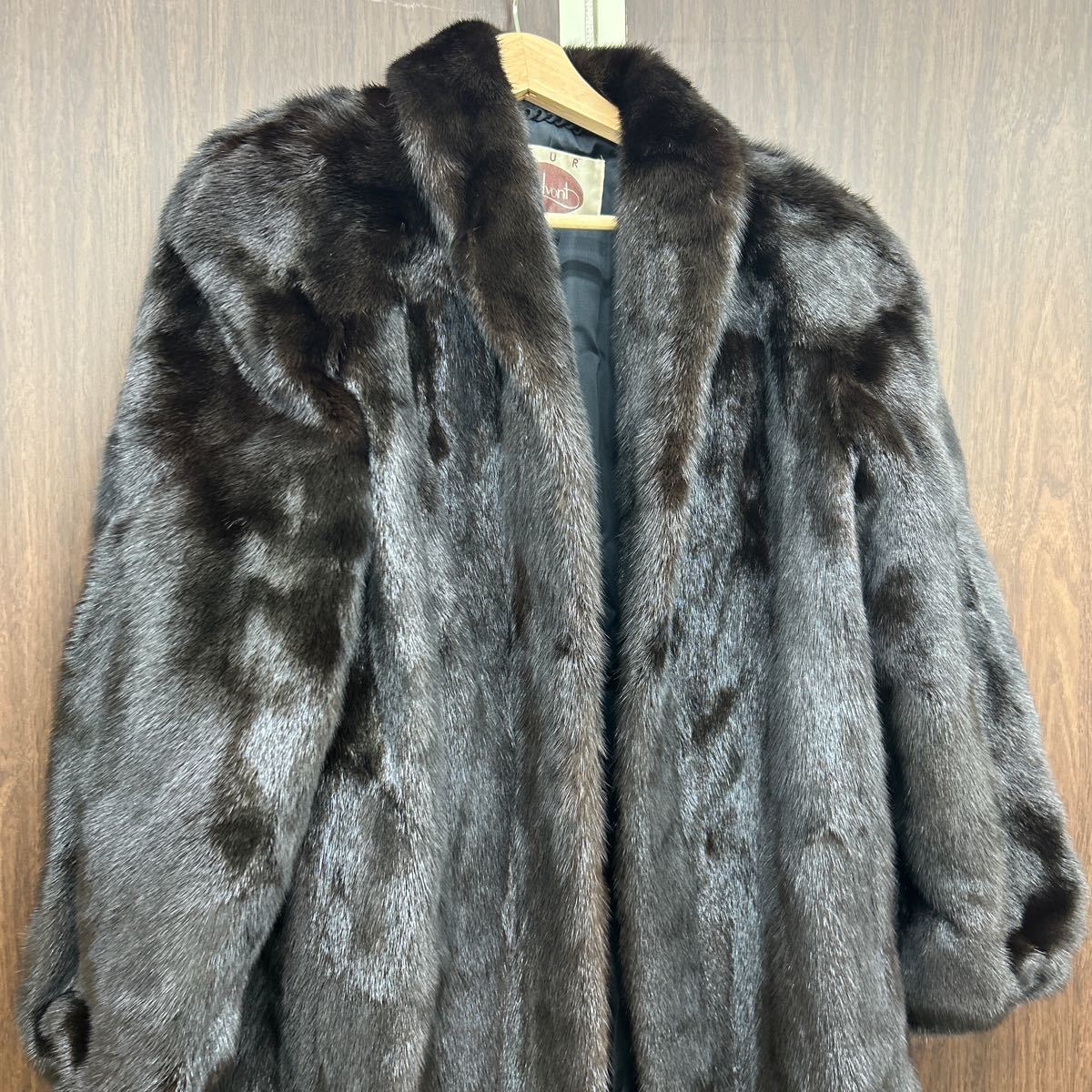 22. 毛皮 コート アウター MINK ミンク ハーフコート セミロング 13 