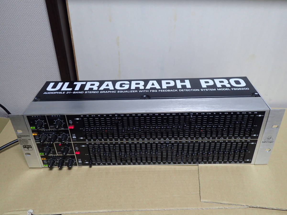 BEHRINGER FBQ6200 ULTRAGRAPH PRO ジャンク Behringer ベリンガー Ultragraph Pro FBQ6200 31バンド ステレオ