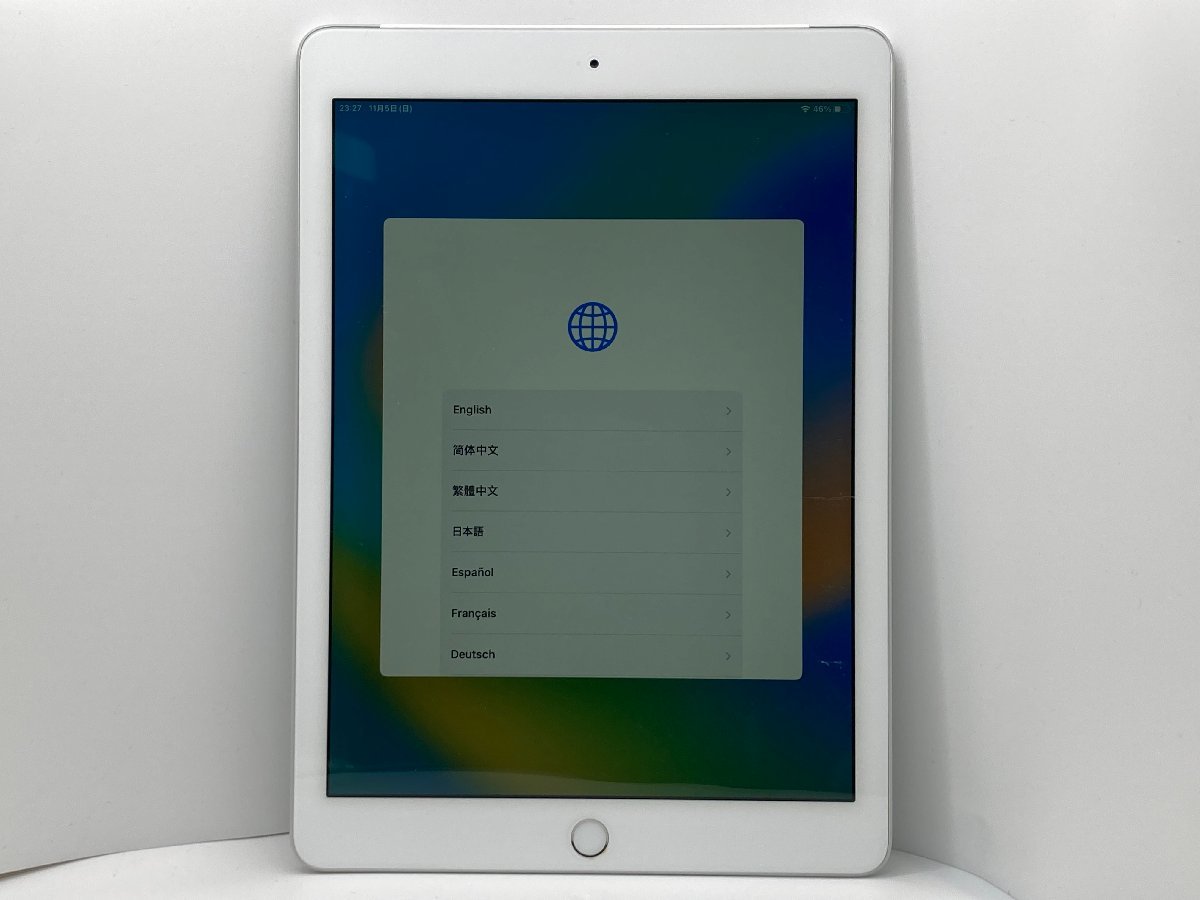 【中古・ジャンク】アクティベーションロック品 Apple iPad 6th Wi-Fi+C 32GB docomo シルバー NW〇 本体 部品取り用 A-69341