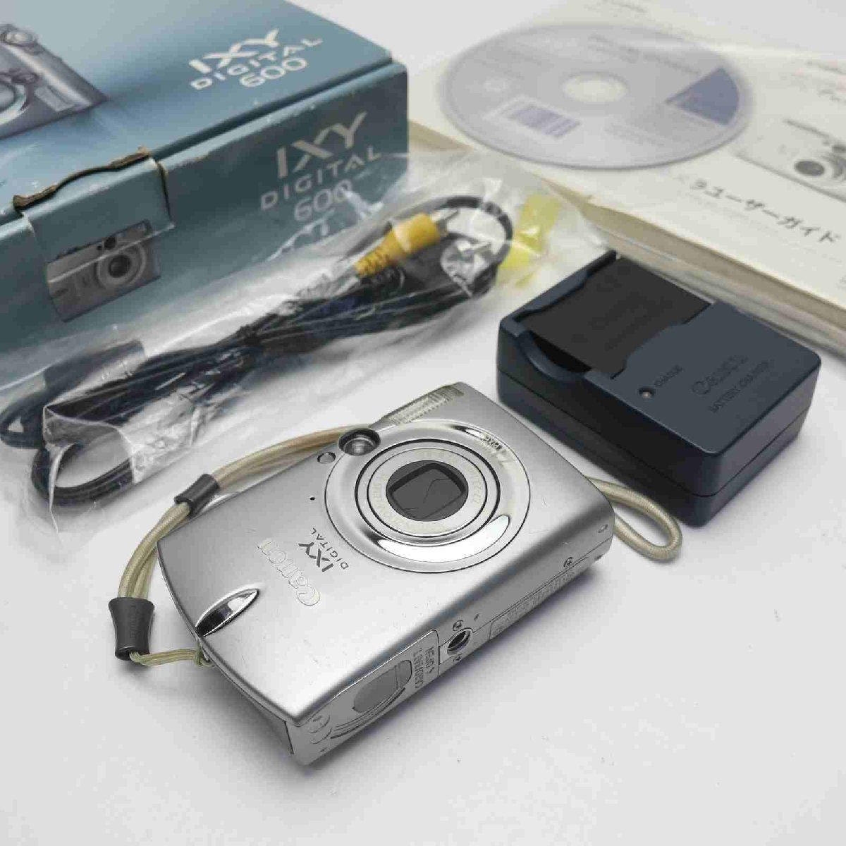 良品中古 IXY DIGITAL 600 シルバー 即日発送 Canon デジカメ デジタル