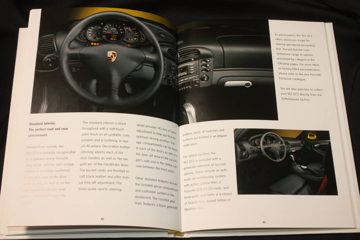 ☆2005年モデル ポルシェ911 996GT3 厚口カタログ (ポルシェジャパン