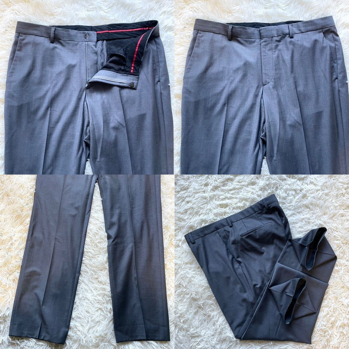HUGO BOSS セットアップ スーツ ヒューゴボス - 赤タグ シングル 極美 