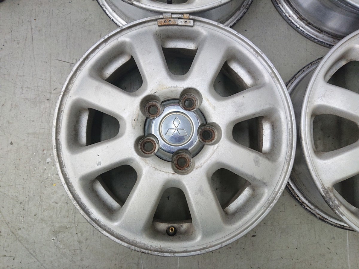 パジェロミニ 純正 ホイール 4本セット 三菱 MITSUBISHI ミツビシ ENKEI エンケイ 三菱 パジェロミニ 純正 4本価格☆三菱 純正アルミホイール 15in