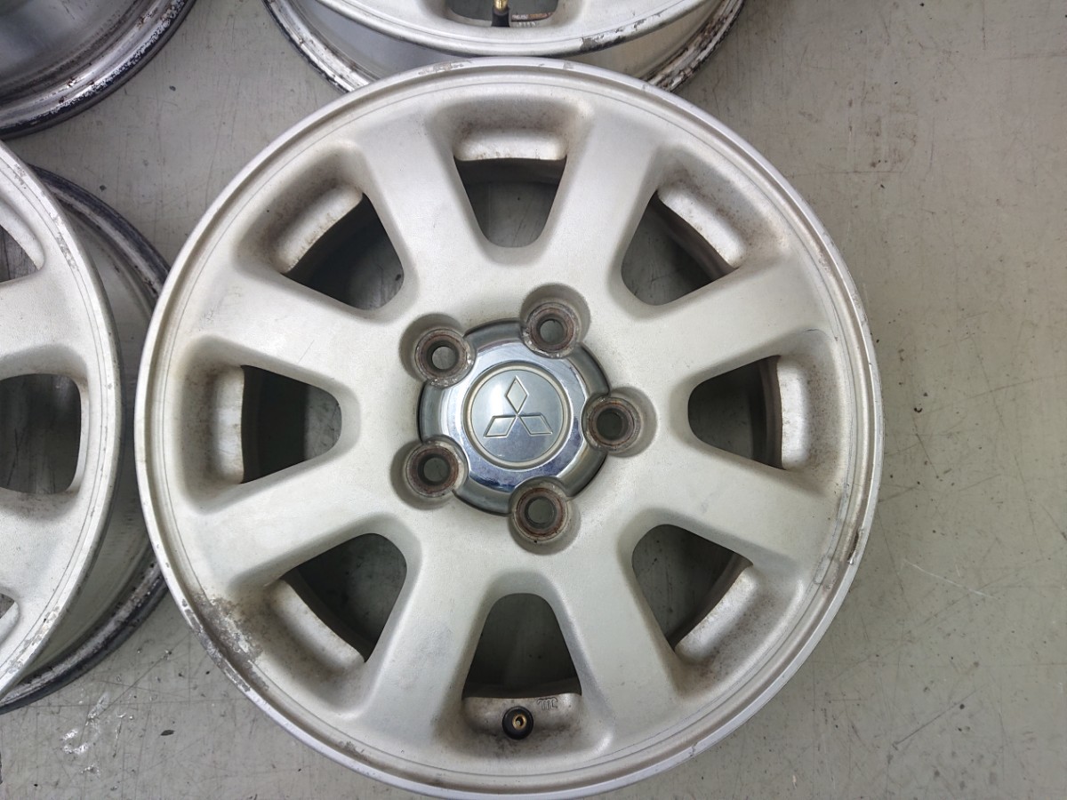パジェロミニ 純正 ホイール 4本セット 三菱 MITSUBISHI ミツビシ ENKEI エンケイ 三菱 パジェロミニ 純正 4本価格☆三菱 純正アルミホイール 15in