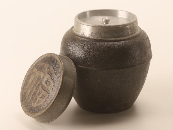 古典日式乾茂號造錫製茶罐│精湛工藝古樸淳美古典雅致老件瑞文堂｜其他
