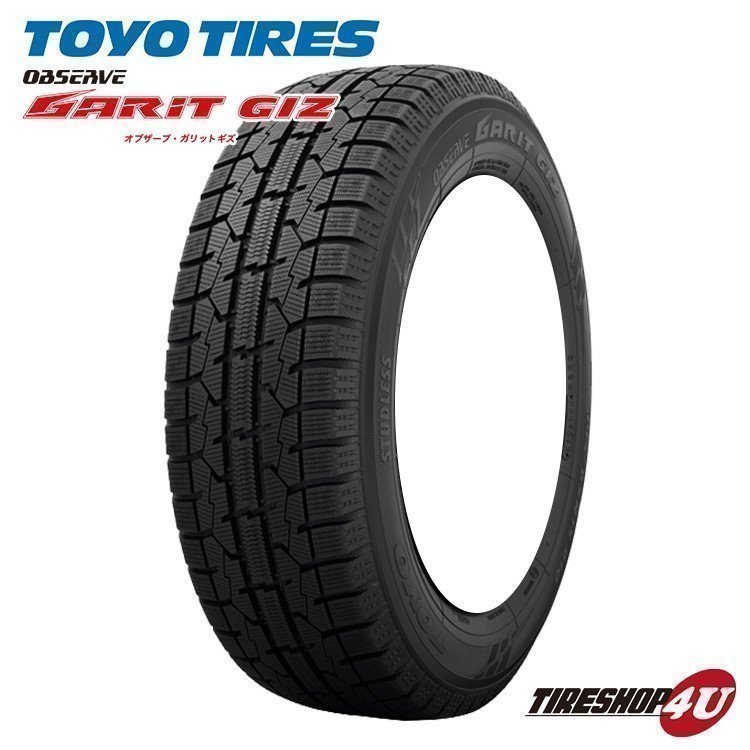 4本セット送料無料 2023年製 TOYO OBSERVE GARIT GIZ 195/65R15 195/65-15 91Q トーヨー オブザーブ ガリット ギズ スタッドレス 4本SET