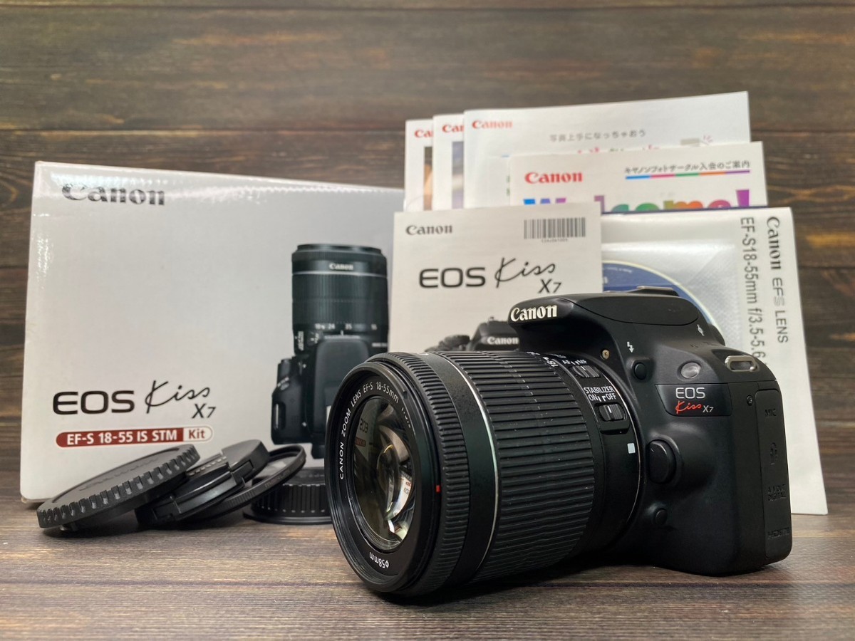 Canon キヤノン EOS Kiss X7 レンズキット デジタル一眼レフカメラ 元