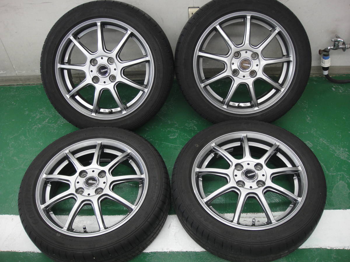 軽自動車　GSPEEDアルミホイール　グッドイヤー　165/55R15夏タイヤ　中古品