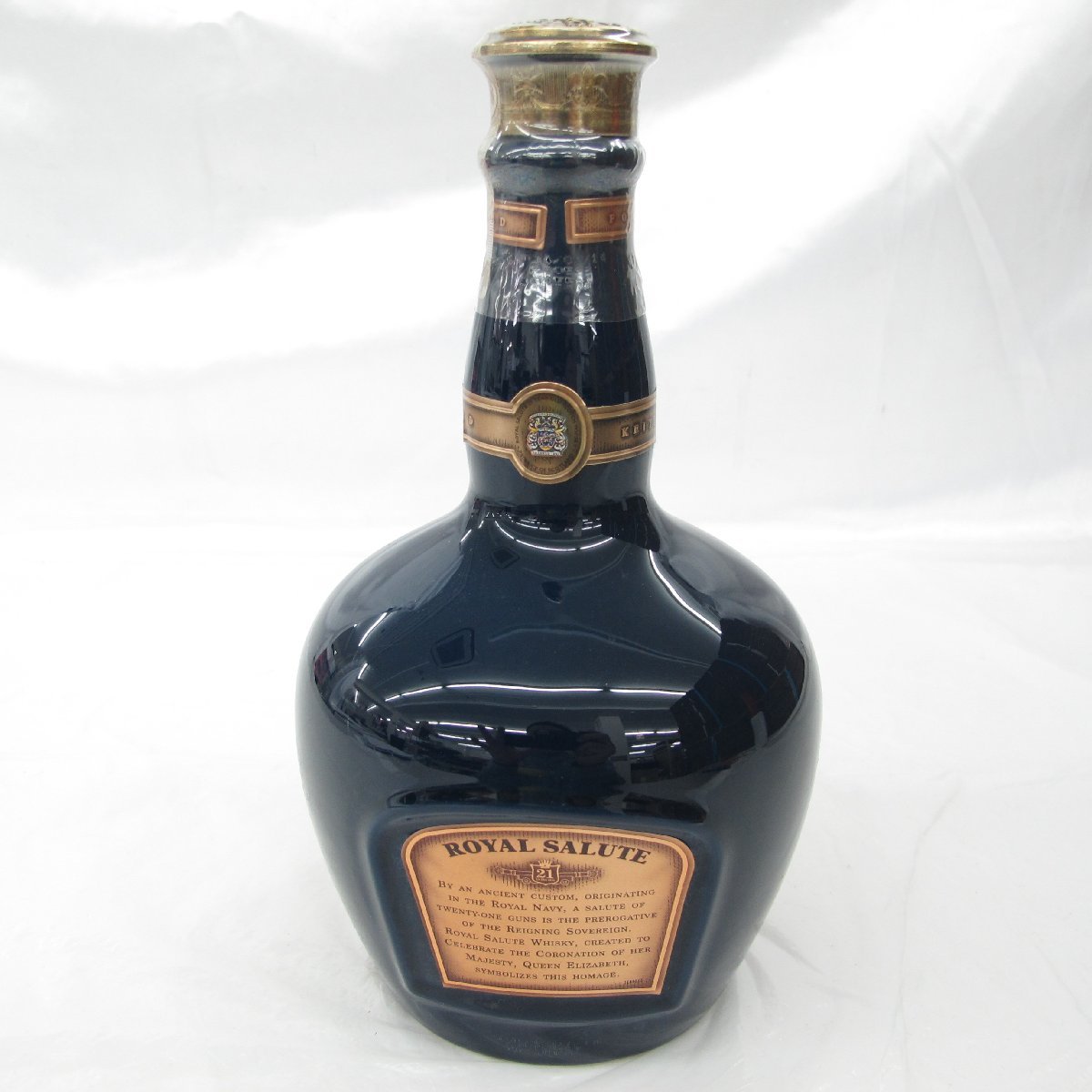 1)未開栓□ロイヤルサルート 青 21年 陶器 750ml 40% スコッチ
