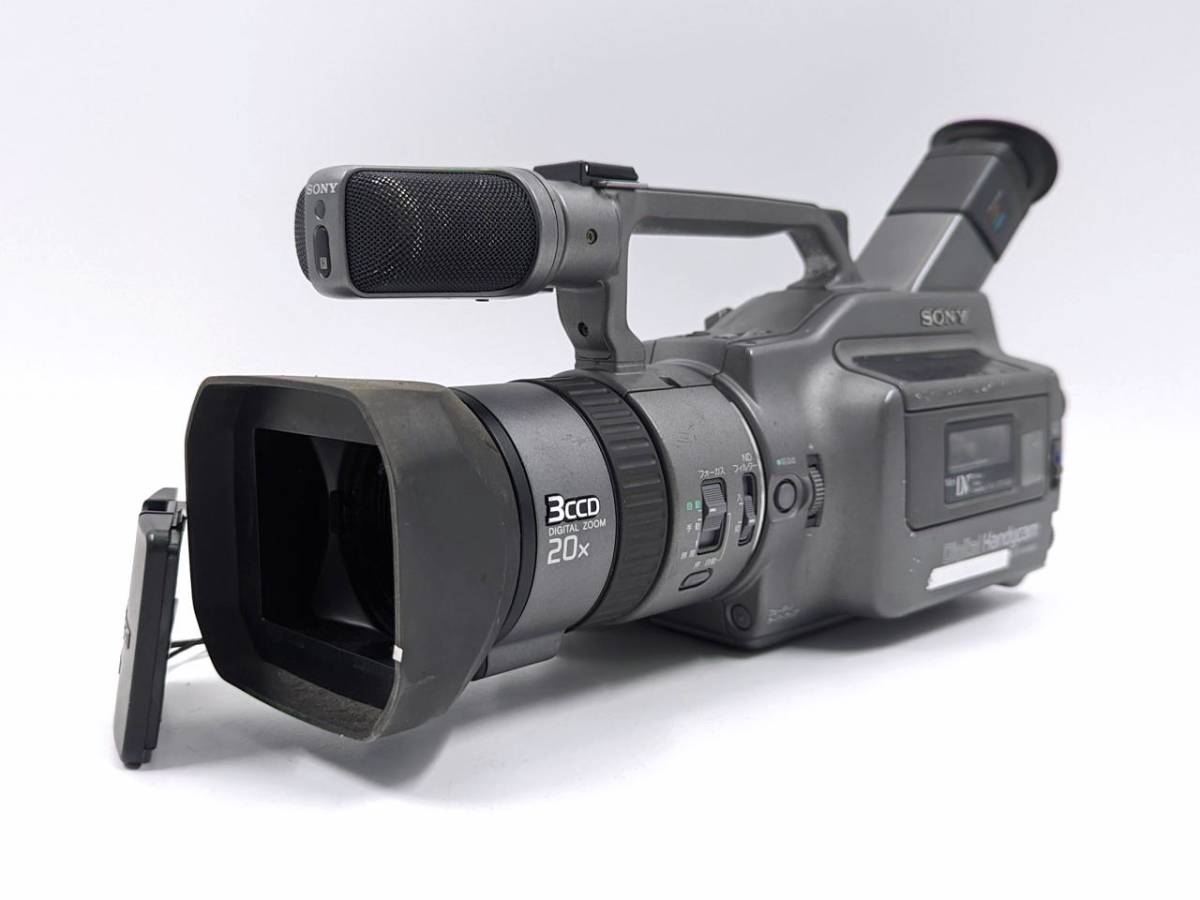 ▽現状品 動作未確認 SONY ソニー ビデオカメラ DCR-VX1000 ▽ SONY
