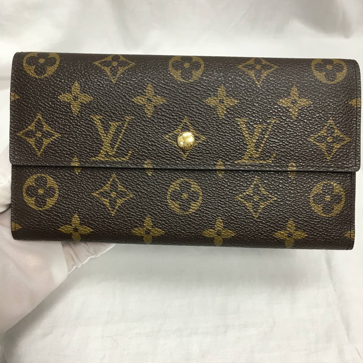 美品】LOUIS VUITTON ルイヴィトン モノグラム ポルトトレゾール