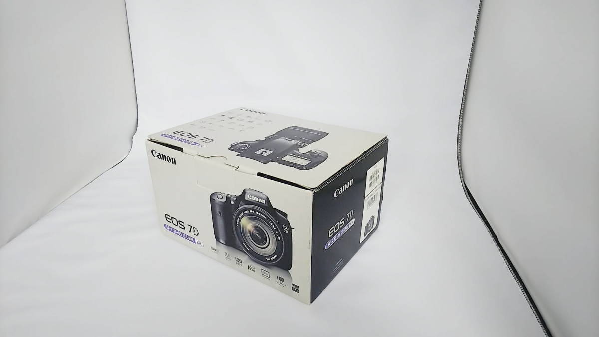 限定配送 キヤノン Canon EOS 7D 付属品 元箱（レンズキット） レンズ