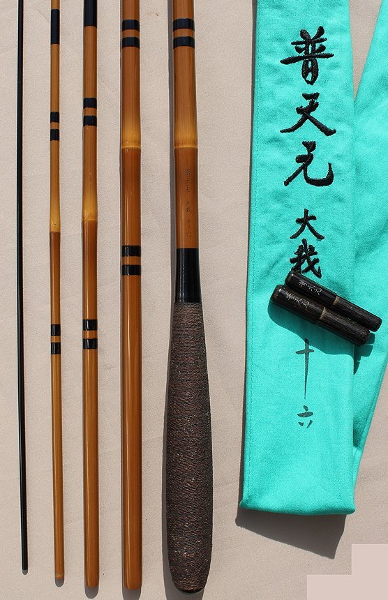 414]シマノ SHIMANO 普天元 大我 十六 16尺 ヘラブナ竿 ヘラ竿 美