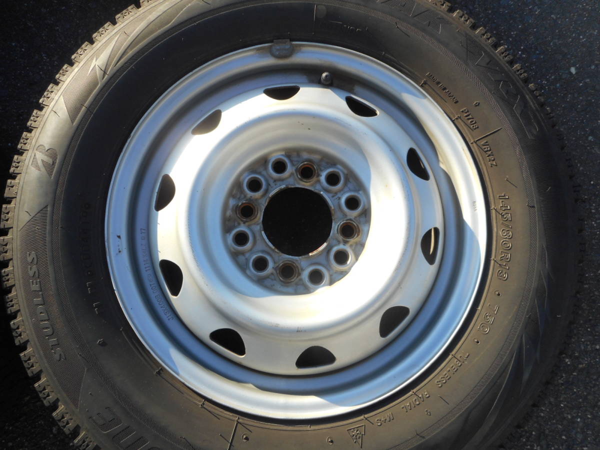 軽サイズ スチールホイール 4J 13インチ +40 PCD100/110/114.3-4穴 145