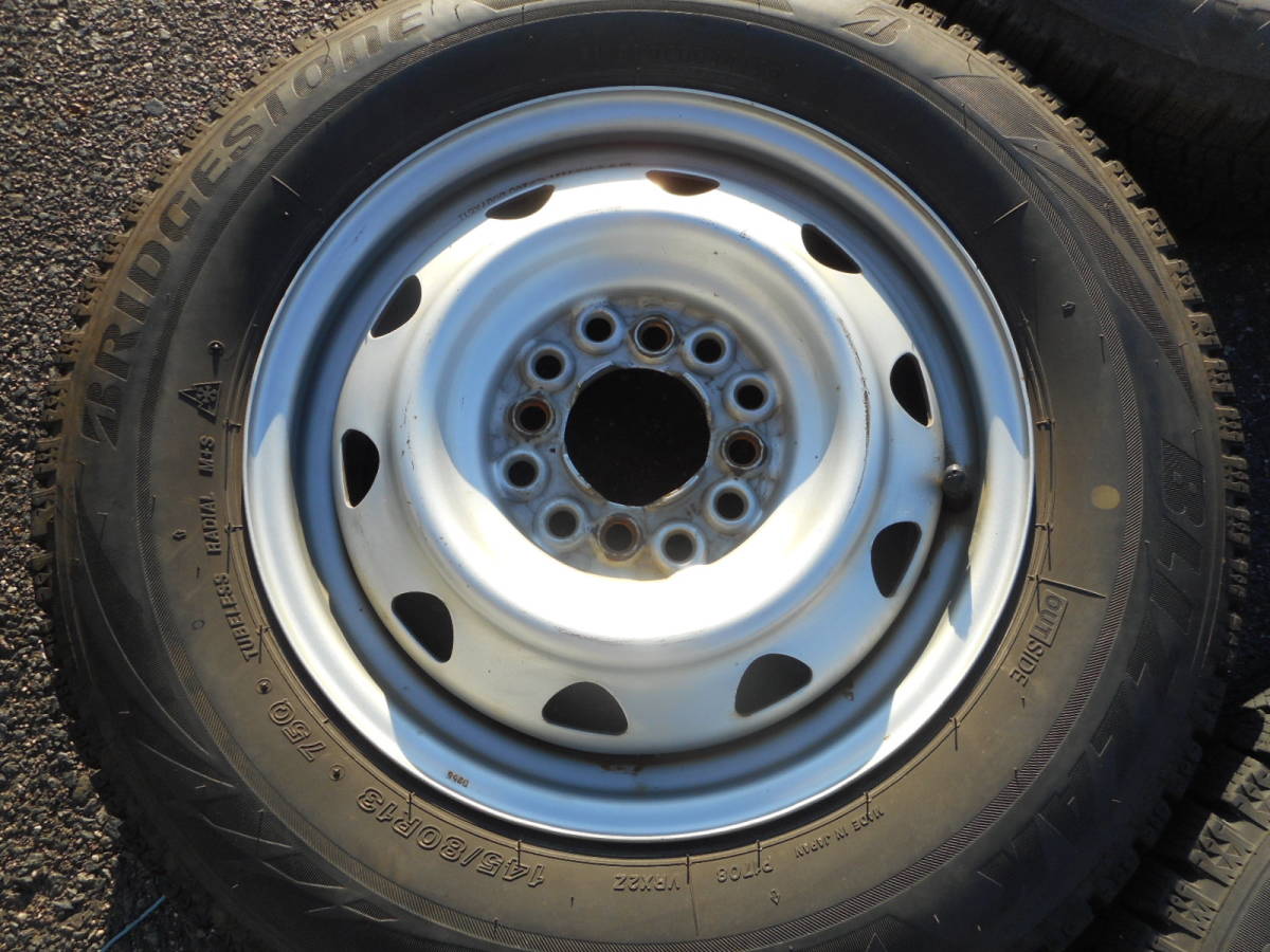 軽サイズ スチールホイール 4J 13インチ +40 PCD100/110/114.3-4穴 145