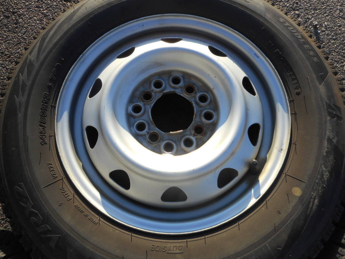 軽サイズ スチールホイール 4J 13インチ +40 PCD100/110/114.3-4穴 145