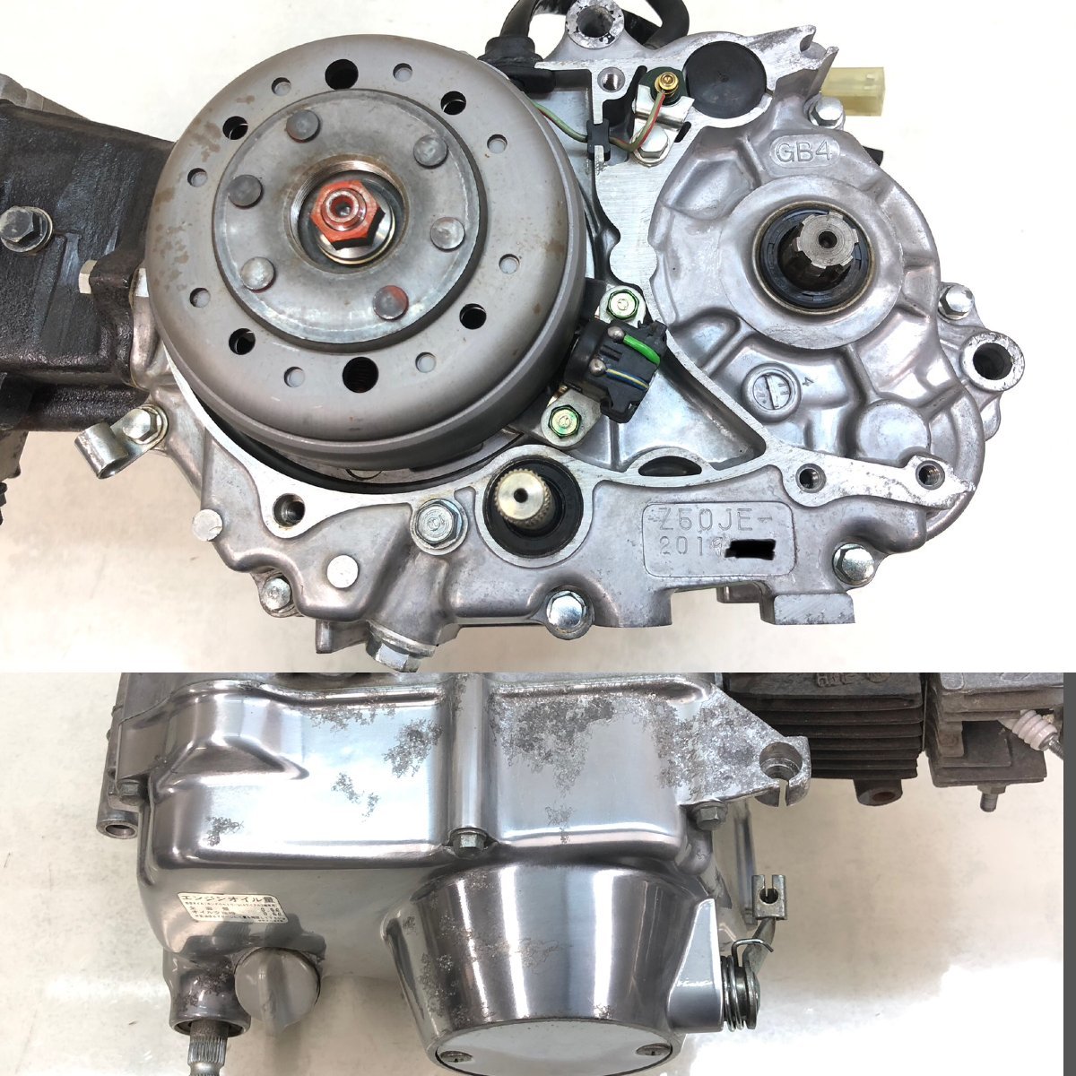 280) ホンダ モンキー 純正 実動 エンジン Z50J-2200※※※ 12V 4速 