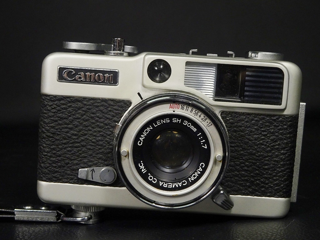 6□Canon キャノン Demi EE17 コンパクトフィルムカメラ ケース付 EE17
