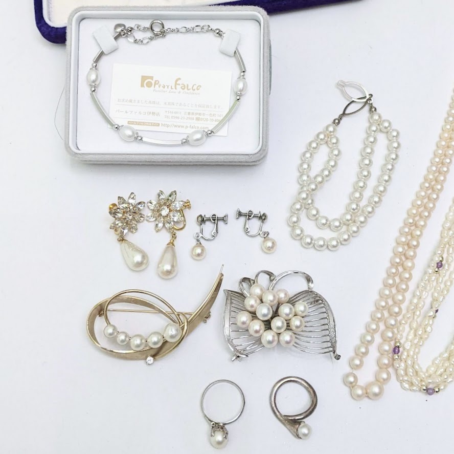 レディース 新品未使用☆Pearl Falco ネックレスとブレスレットセット