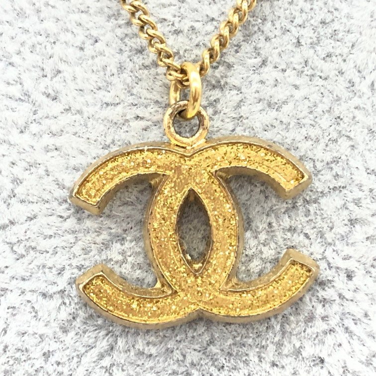 CHANEL シャネル ココマーク ネックレス 05A ゴールドカラー【BKAL0033