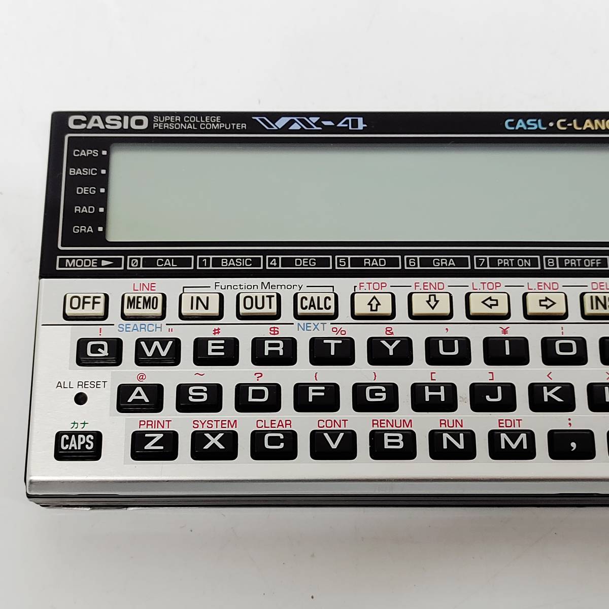 バリー　ポケコン　SUPER COLLEGE VX-4本体 電源確認のみ ○カシオ VX-4 ポケットコンピューター CASIO ポケコン スーパー