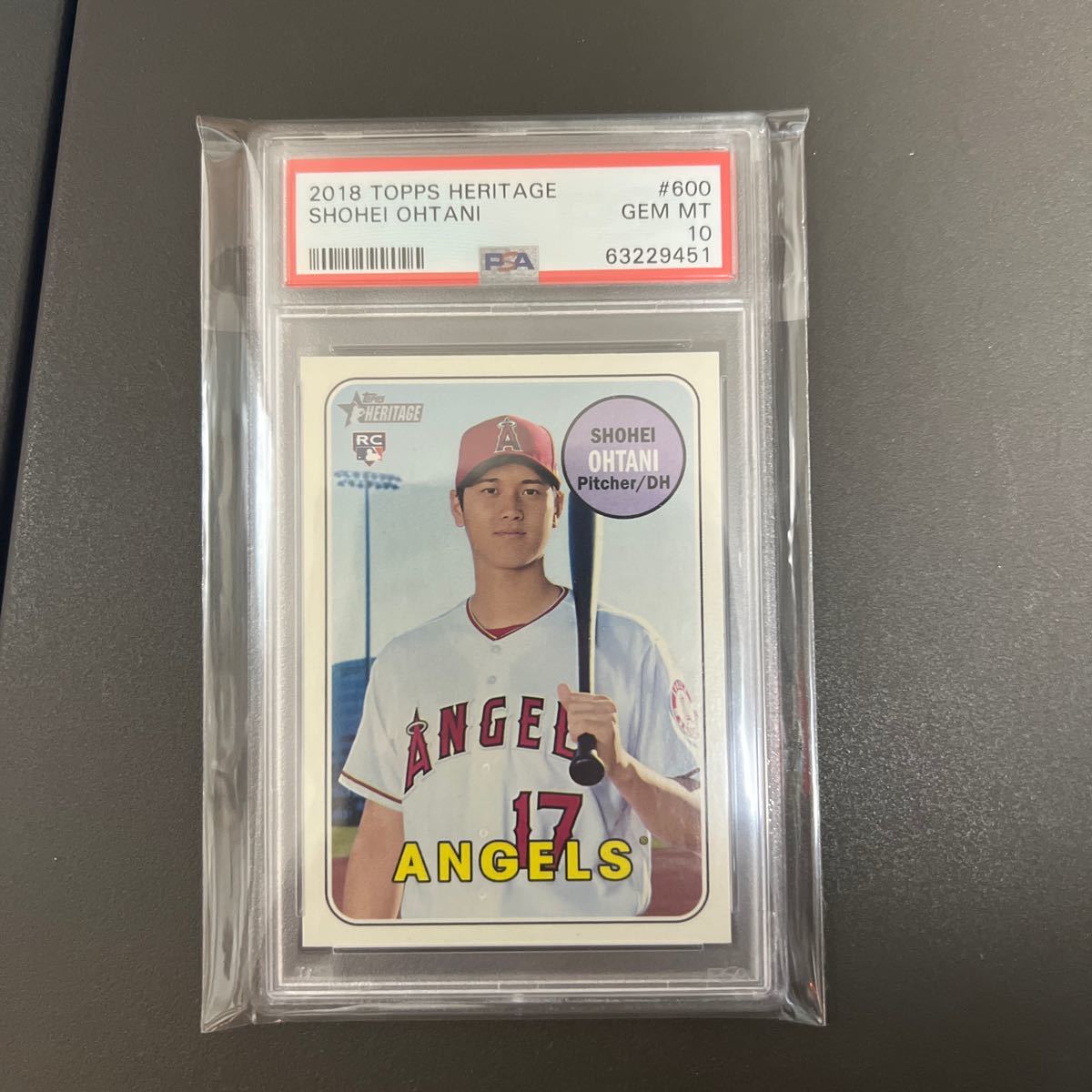爆買い，限定セール 2018 大谷翔平 ルーキー Topps RC Heritage Rookie PSA10(Topps)｜売買されたオークション情報、yahooの商品情報をアーカイブ公開 - オークファン シングルカード
